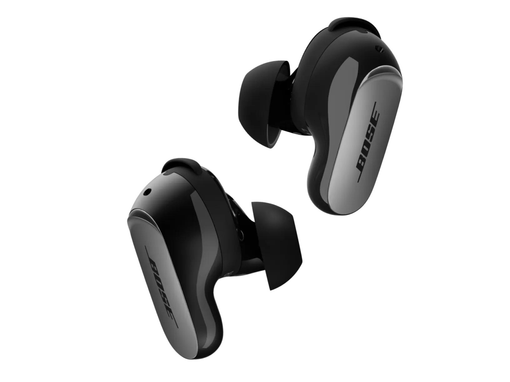 Bose QuietComfort Ultra Earbuds Gen 2 i svart, to true wireless-plugger