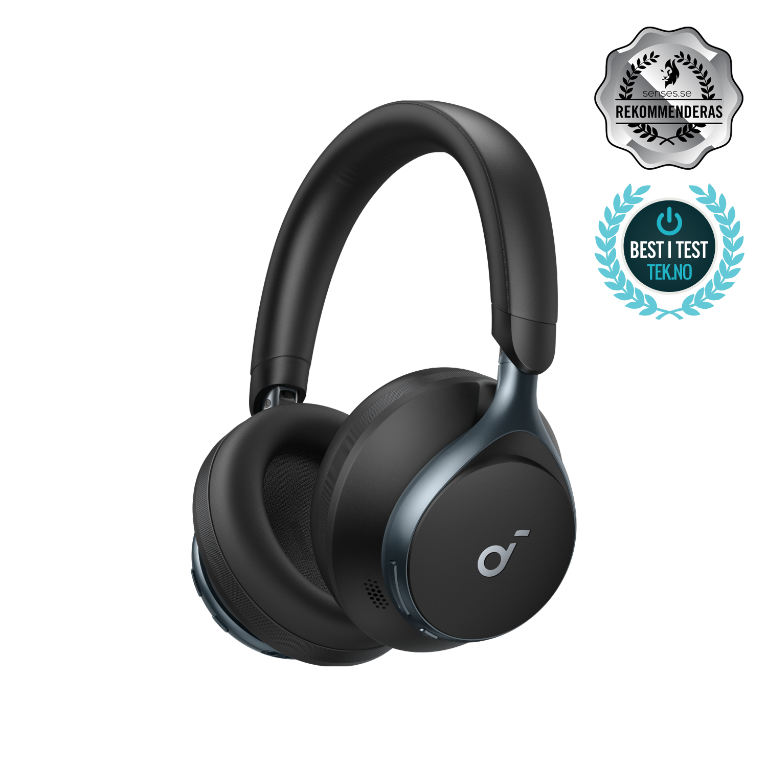 Anker soundcore Space One over-ear hodetelefoner i svart