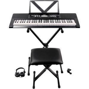 Donner DEK-620 PACK keyboard med stativ og tilbehør