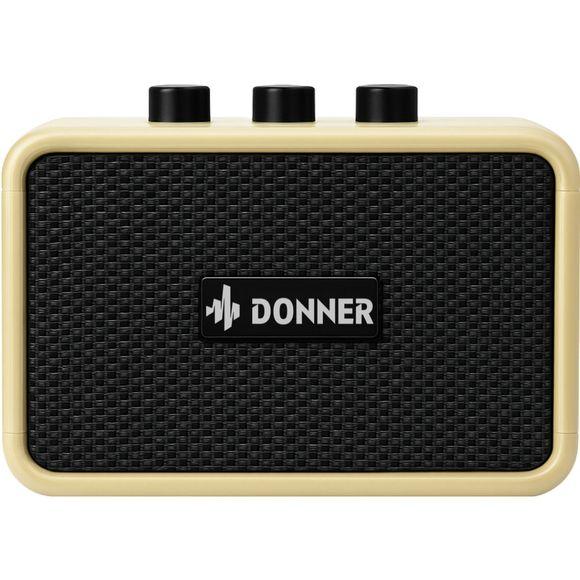 Donner DA-10B gitarforsterker med retro-design i vintage white