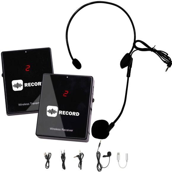 Record WM41HS trådløst hodebøyle-headset med mottaker