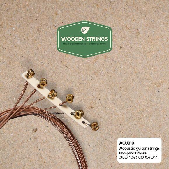 Wooden Strings ACU010 westerngitarstrenger i stål, gauge 010-047