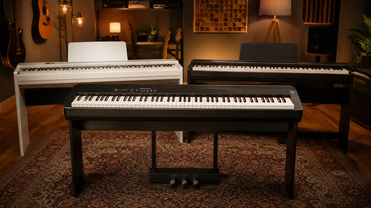 El-piano test 2026 - Casio, Donner og Nux side om side | Studio B