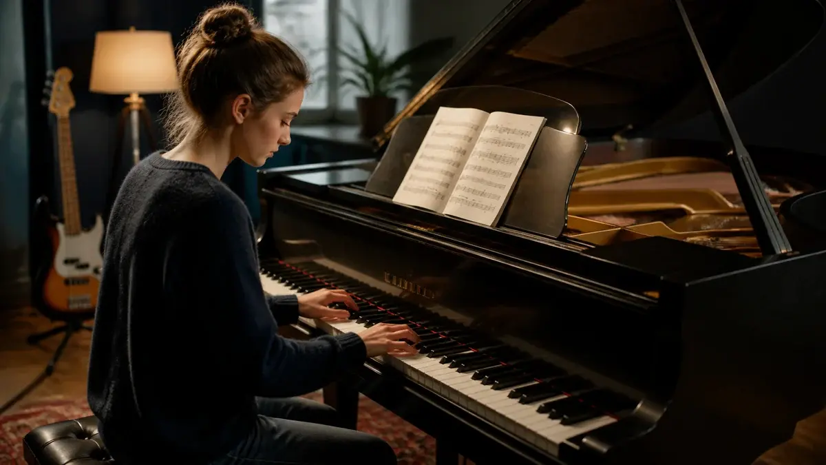 Lære å spille piano: komplett guide for nybegynnere 2026 | Studio B