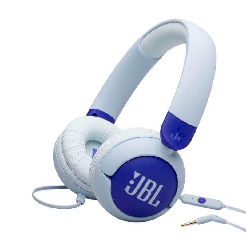 JBL Jr320 kablede on-ear hodetelefoner for barn i blått