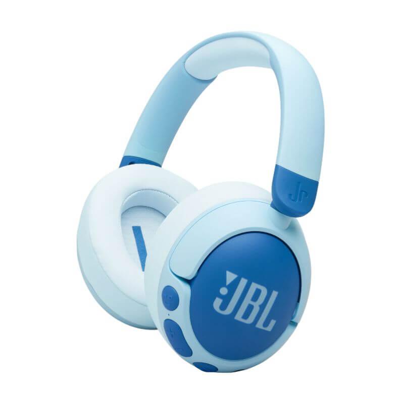 JBL JR 470NC trådløse over-ear hodetelefoner for barn i blått